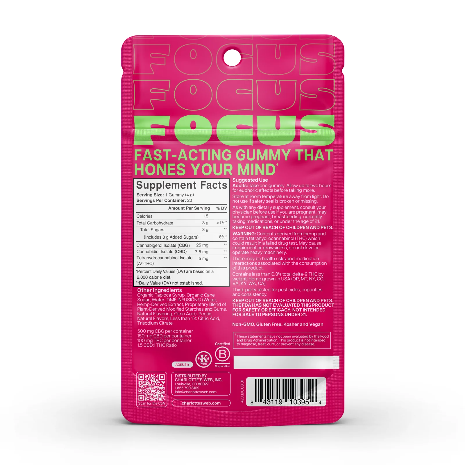 Focus THC Gummies - Image 3